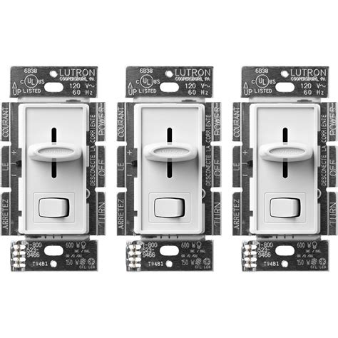 Lutron Skylark C.L Dimmer Switch for Dimmable LED, Halogen and ...