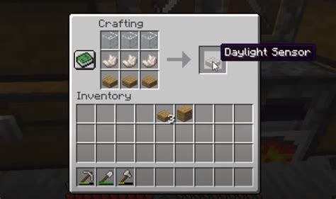 How To Make Daylight Sensor Minecraft Recipe