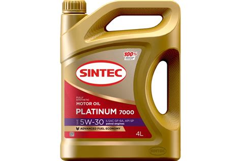 Купить Масло SINTEC Платинум 7000 SAE 5W30 GF-6А SP (А3/В4) синт. 4л в ...