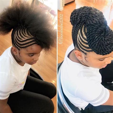 Braided Mohawk Hairstyles For Black Women With Weave