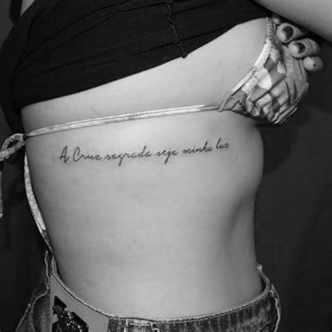Tatuagem Na Costela Frase