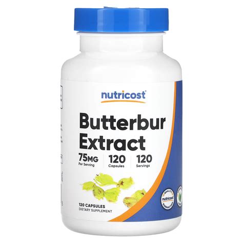 Nutricost Butterbur Extract Mg Capsules