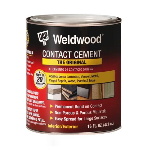 Dap Weldwood Off White Interiorexterior Contact Cement Construction