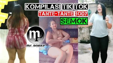 Kompilasi Goyang Tik Tok Tante Tante Semok Gendut Body Seperti Gitar