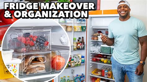 Fridge Makeover And Organization Refrigerator Tour Youtube