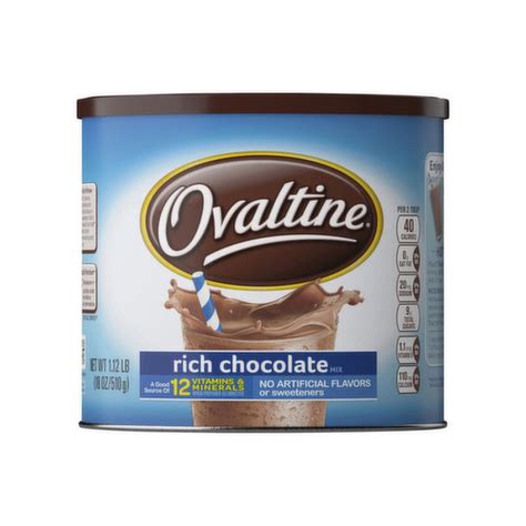 Ovaltine Rich Chocolate Drink Mix Super Foods