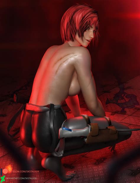 Rule 34 1girls 3d Ass Backboob Breasts Dino Crisis Female Female Only No Bra On Back Red Hair