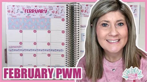 February Monthly Plan With Me Erin Condren Horizontal