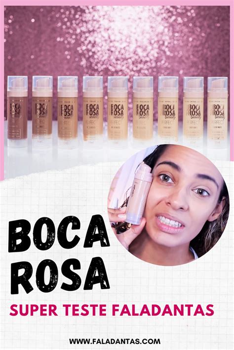 SUPER TESTE FALADANTAS BOCA ROSA BEAUTY É BOA Produtos de