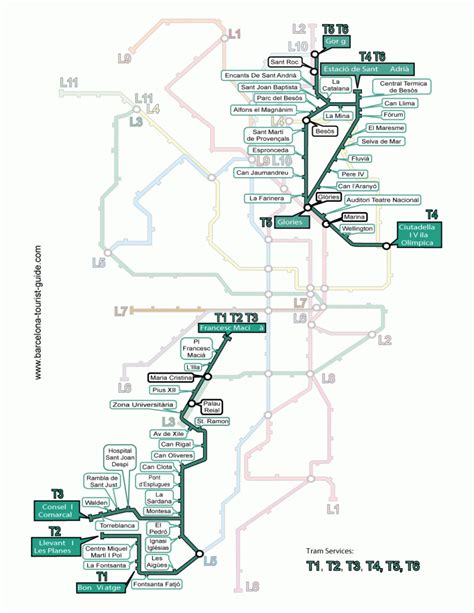 Barcelona Metro Map Printable | Printable Maps