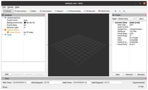 Robot Operating System How To Start The Robot Simulation Tool Rviz