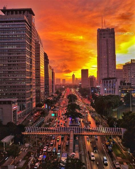 Jakartaku Di Instagram Exploding Sky Jpo Sudirman South Jakarta