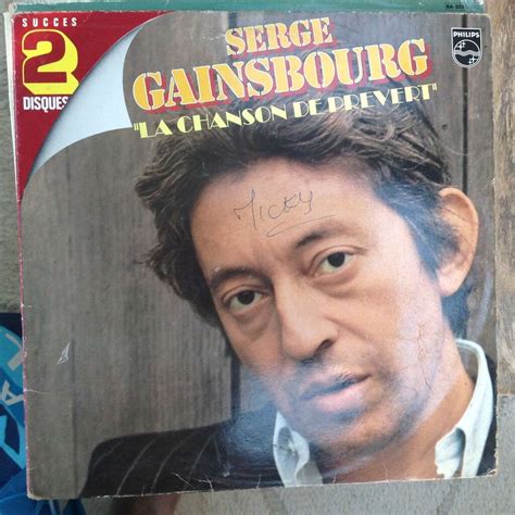 La Chanson De Prevert De Serge Gainsbourg Double T Gatefold Chez