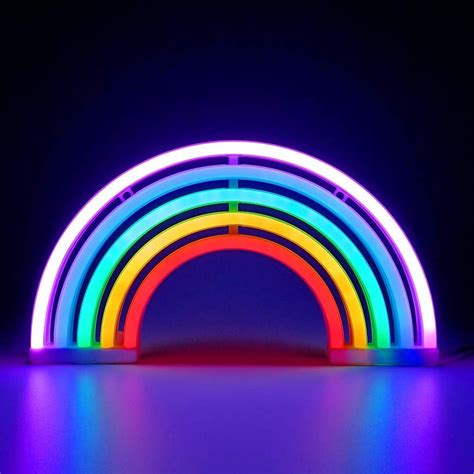 XIYUNTE Rainbow Neon Light, Led Rainbow Neon Sign for Bedroom - Amazon.com