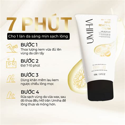 Mua Tẩy Triệt Lông Vùng Kín Bikini Vĩnh Viễn Umiha Combo Mỡ Trăn Triệt Lông U Minh Hạ 10ML