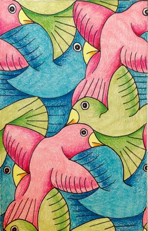 Pin By Karen Dismukes On Tessellations In 2024 Tessellation Art