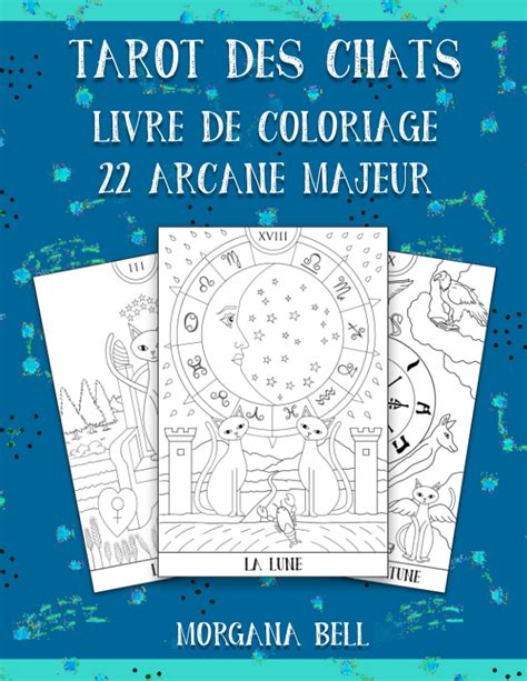 Tarot Des Chats 22 Arcane Majeur Livre De Coloriage Magic Coloring