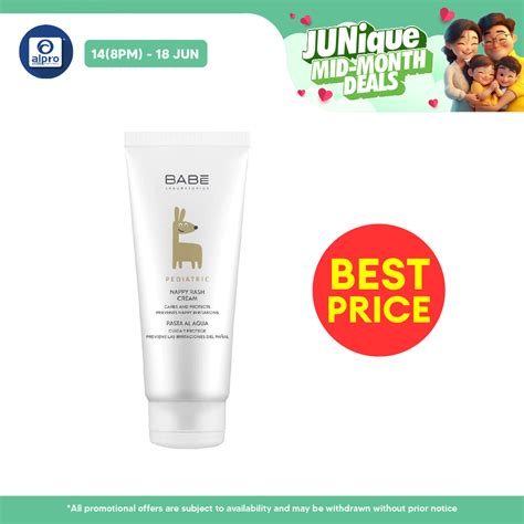 Alpro Pharmacy Exclusive Babe Laboratorios Pediatric Nappy Rash Cream Relief Babys Nappy
