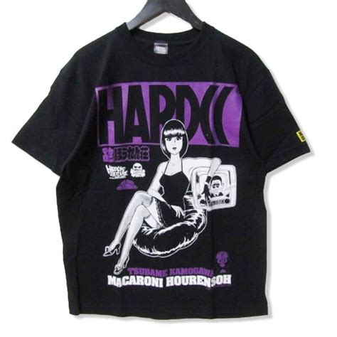HARDCORE CHOCOLATE ハードコアチョコレート 半袖Tシャツ マカロニほうれん荘 T 1068 おーおっほ ブラック パープル L 27106834 クラシック 通販