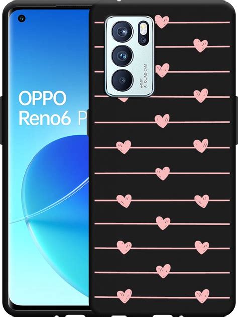 Oppo Reno6 Pro 5G Hoesje Zwart Pink Love Designed By Cazy Bol