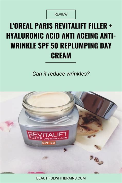 L Oreal Revitalift Filler Hyaluronic Acid Spf Day Cream