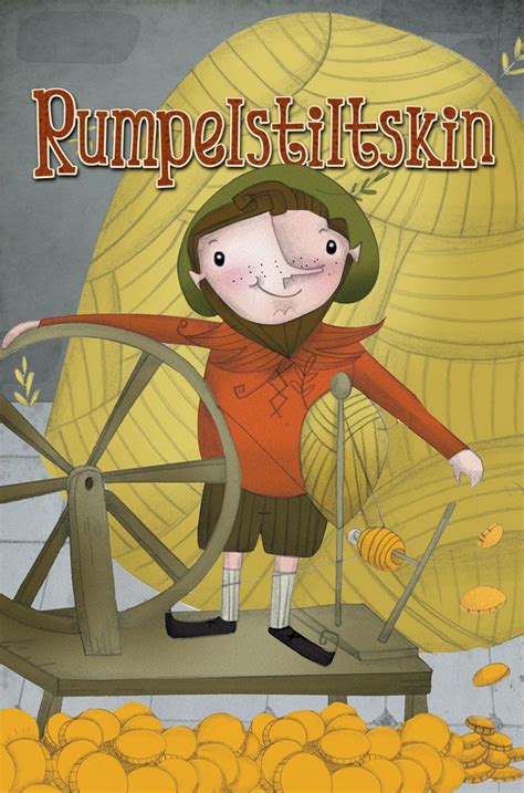 Rumpelstiltskin Rumpelstiltskin Book Cover Illustration Kids Bedtime