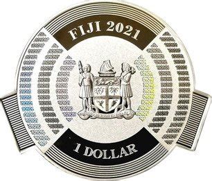 1 Dólar de Plata de Fiji Di No al Ciberbullying 2021 coinscatalog NET