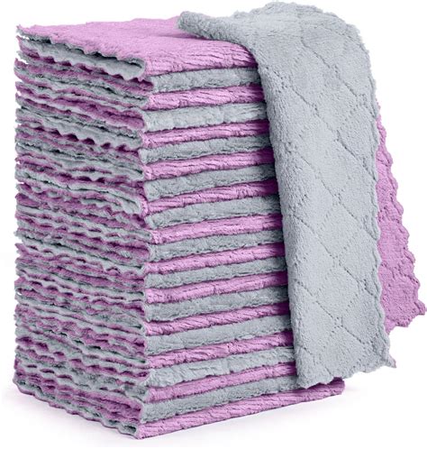 Amazon 20 Pack Kitchen Dish Cloths Dish Towels Super Soft And