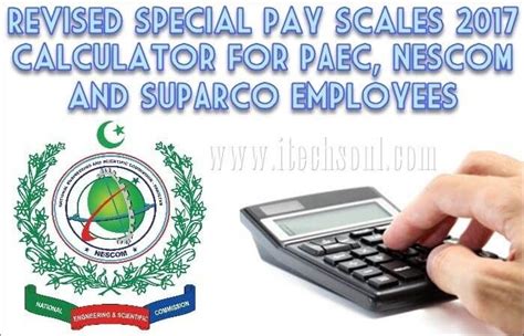 Revised Special Pay Scales Calculator For Paec Nescom Suparco