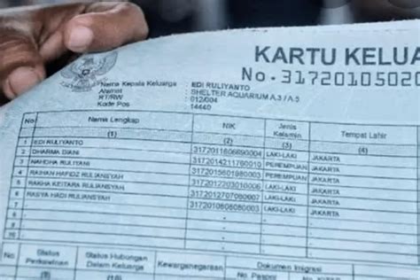 Tata Cara Print Kartu Keluarga Online Dari HP Klik Link Ini Tak Perlu