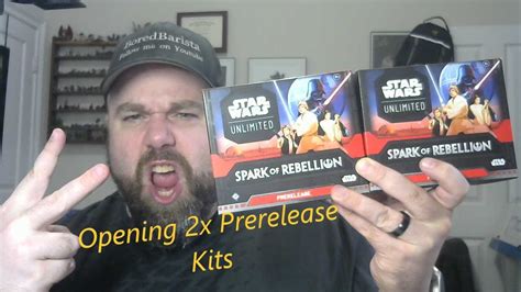 Opening X2 Prerelease Kits For Star Wars Unlimited Youtube