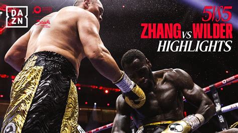 BRUTAL KO Zhilei Zhang Vs Deontay Wilder Highlights Queensberry Vs