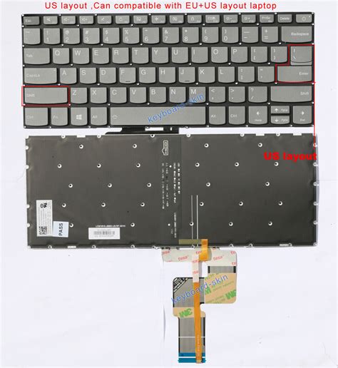 New Backlit Keyboard For Lenovo V14 ADA V14 ARE V14 IGL V14 IIL V14 IKB