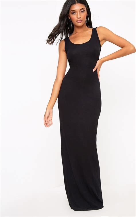 Simple Black Maxi Dress Dresses Images