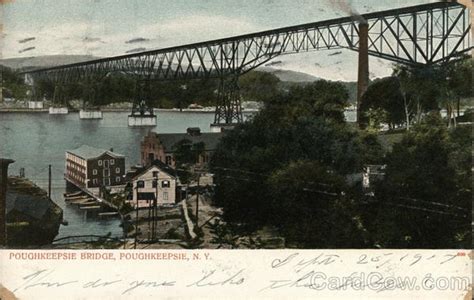 Poughkeepsie Bridge New York Postcard