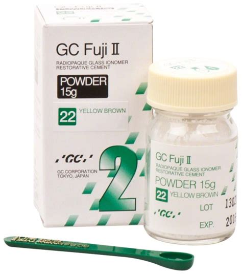 Gc Fuji Ii G Pulver Gelbbraun A Glasionomere F R F Llungen