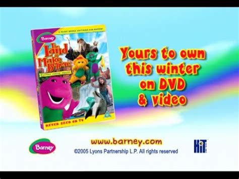 Barney The Land Of Make Believe UK DVD Trailer 2005 YouTube