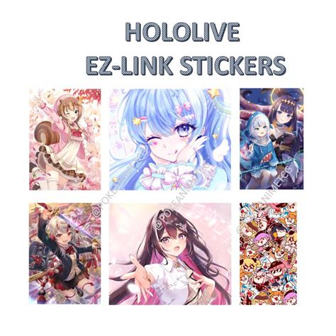 Ezlink Card Sticker Anime Sticker Ez Link Or Card Protector