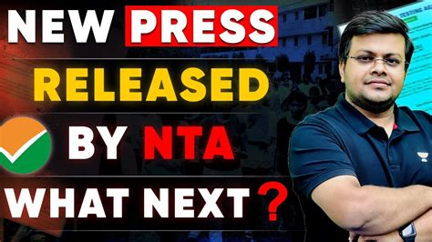 Latest Update For Neet New Press Released By Nta Nta Neet Results