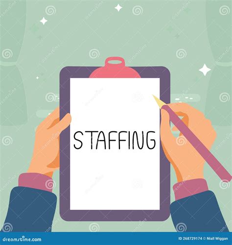 Text Caption Presenting Staffing Business Idea The Percentage Of