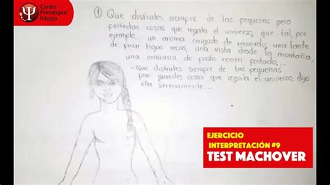 Ejemplo De Interpretaci N Del Test Machover O Figura Humana Youtube