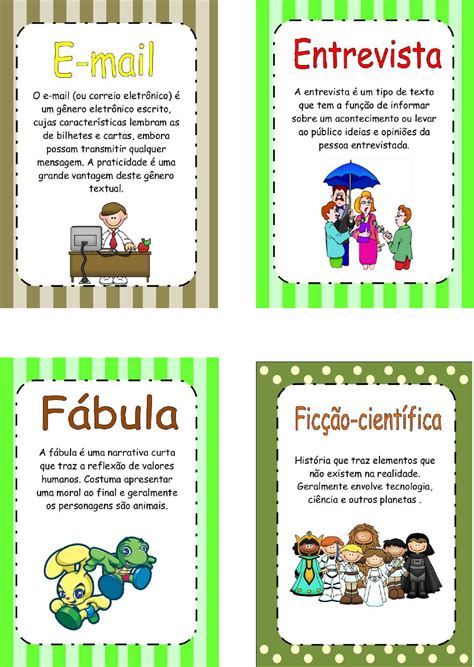 Plano De Aula Generos Textuais Para Ensino Fundamental Ensino My The