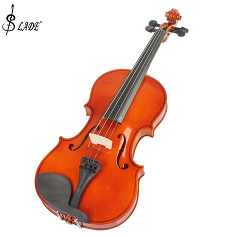 Slade 4 4 Violin Full Size Natural Acoustic Violin Fiddle With Case And Bow And Rosin For Violin