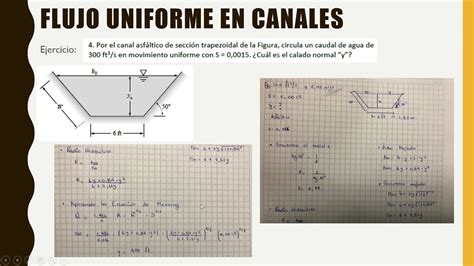 Ejercicio 4 Flujo Uniforme En Canales YouTube