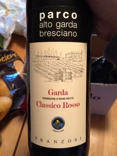 Franzosi Parco Alto Garda Bresciano Classico Rosso Vivino Australia