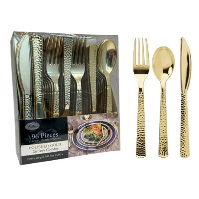 NicoleFantiniCollection Nicole Fantini 96 Piece Plastic Cutlery Set