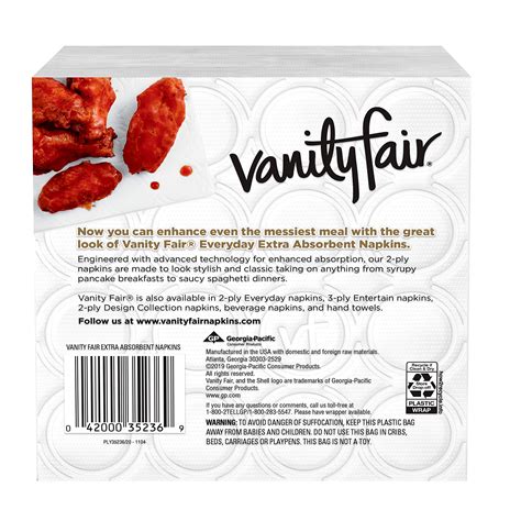 Vanity Fair Everyday Extra Absorbent Premium Paper Napkin 960 Count