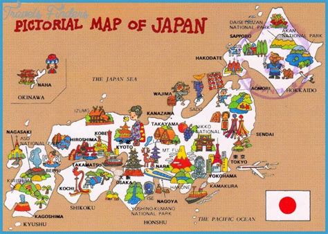 Japan Map Tourist Attractions - TravelsFinders.Com