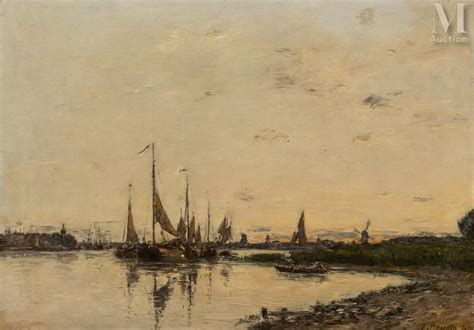 Eug Ne Louis Boudin Honfleur Deauville Lot Ench Res