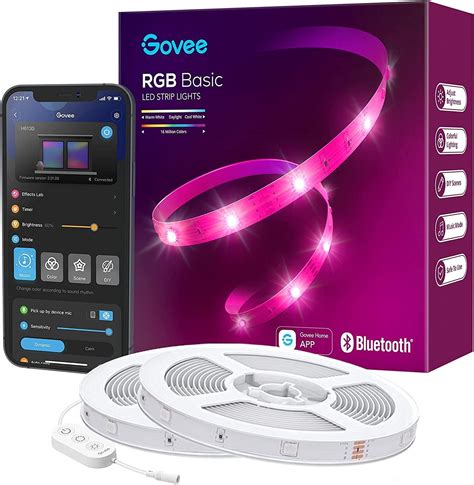 Govee Striscia LED 5 Metri Smart WiFi Striscia LED RGB Compatibile